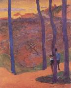 Paul Gauguin Blue Trees (mk07) oil painting reproduction